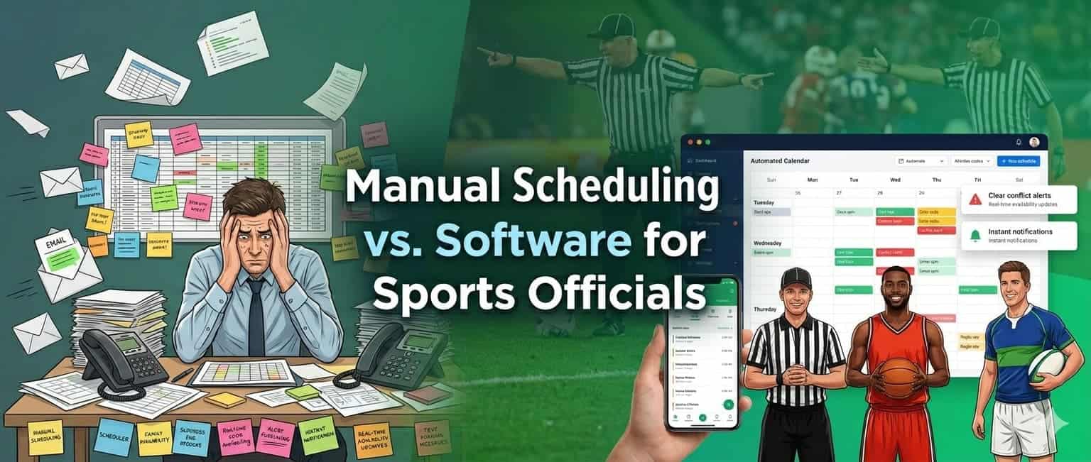 Manual Scheduling vs. Software for Sports Officials